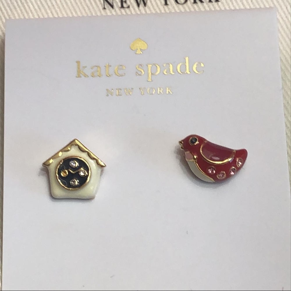 Kate Spade Ooh La La Birdhouse Earrings - NWT